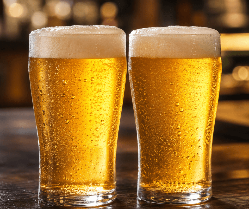 2 X 500ml Draught Beer
